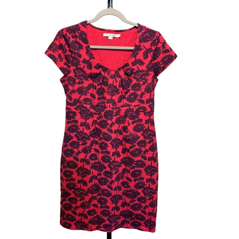Boden Uptown Pink Floral Short Sleeve Dress